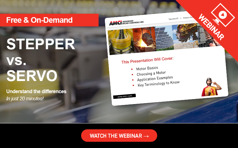 stepper vs servo webinar free on demand