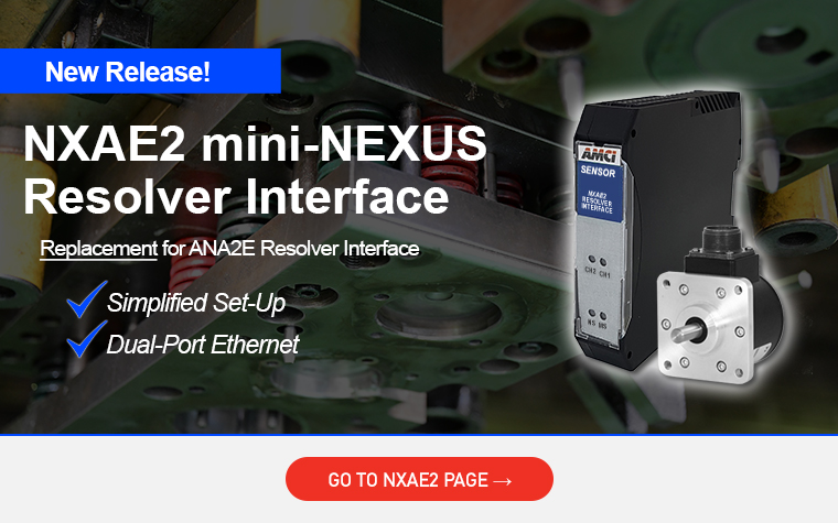 NXAE2 replacement for ANA2E resolver interface ethernet
