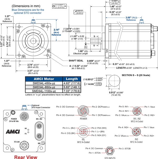 Dimensional Drawings & Wiring Diagrams