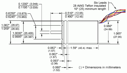 R11 RESOLVER DIMENSIONAL DRAWING